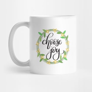 Choose Joy Typography Mug